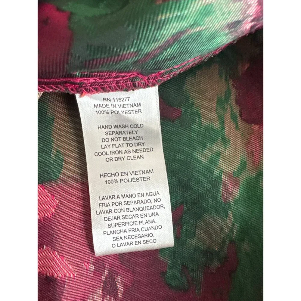 Ignite Evenings Womens Sleeveless Floral Jacquard Midi Dress size 18 new $149 - Picture 6 of 9